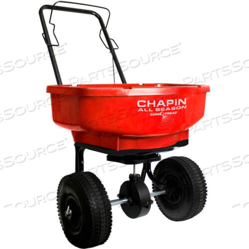 80 ФУНТОВ. РАЗБРАСЫВАТЕЛЬ SURESPREAD С КОНТРОЛЕМ КРАЕВ И РЕШЕТКОЙ