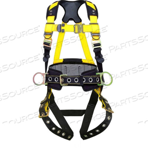 OEM#: 37194SERIES 3 ОБВЯЗКА С ПОЯСОМ, ЗАВЯЗКАМИ ДЛЯ НОГ, 3 D-КОЛЬЦА, XL-XXL от Guardian Fall Protection