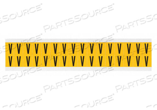 OEM#: 1520-VБУКВА ЭТИКЕТКА V 3/4IN.HX9/16IN.W ВИНИЛ от Brady Americas