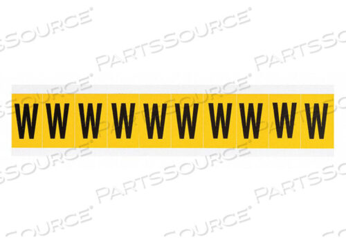 OEM#: 1530-WБУКВА ЭТИКЕТКА W 1-1/2IN.HX7/8IN.W от Brady Americas
