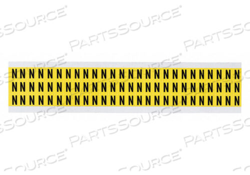 OEM#: 3410-NБУКВА N 1/2IN.HX11/32IN.W ВИНИЛ от Brady Americas