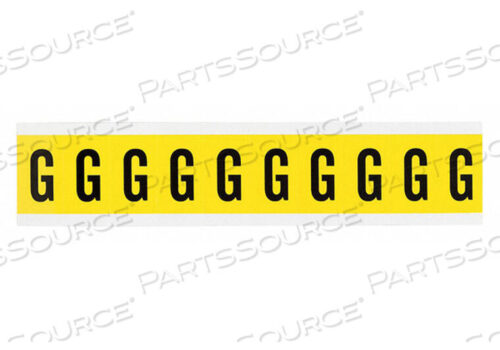 OEM#: 3430-GLETTER LABEL G NO. КАРТОЧКИ 1 ВИНИЛ от Brady Americas