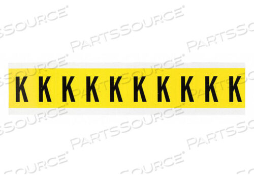 OEM#: 3430-KLETTER LABEL K 1-1/2IN.HX7/8IN.W от Brady Americas