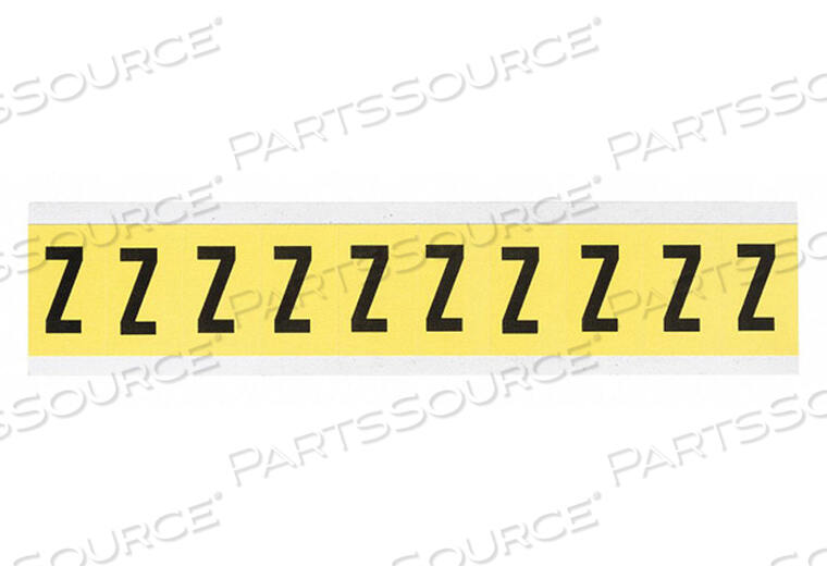 OEM#: 3430-ZLETTER LABEL Z 1-1/2IN.HX7/8IN.W VINYL от Brady Americas