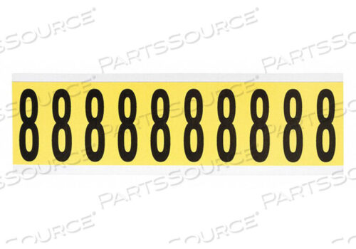 OEM#: 3440-8НОМЕР ЭТИКЕТКИ 8 2-1/4IN.HX7/8IN.W от Brady Americas