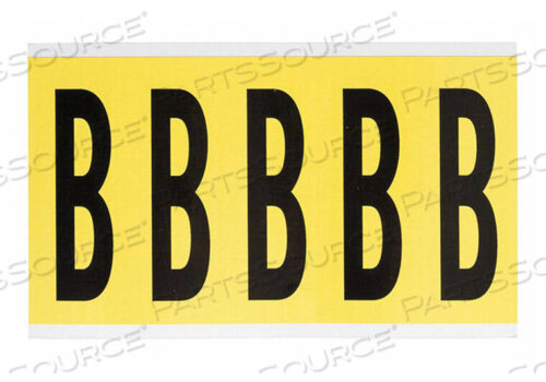 OEM#: 3460-BLETTER LABEL B 5IN.HX1-3/4IN.W VINYL от Brady Americas