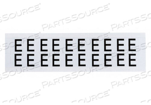 OEM#: 9712-ELETTER LABEL E 3/4IN.HX21/32IN.W VINYL от Brady Americas