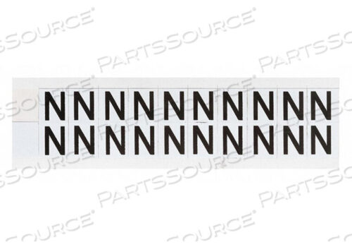 OEM#: 9712-NБУКВА N 3/4IN.HX21/32IN.W ВИНИЛ от Brady Americas