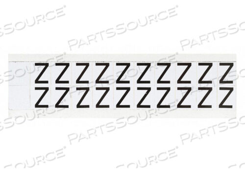 OEM#: 9712-ZLETTER LABEL Z 3/4IN.HX21/32IN.W VINYL от Brady Americas