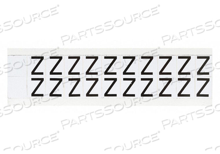 OEM#: 9712-ZLETTER LABEL Z 3/4IN.HX21/32IN.W VINYL от Brady Americas
