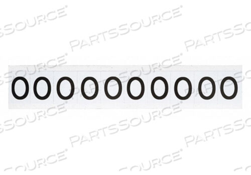 OEM#: 9713-OLETTER LABEL 1-1/2 H 1-11/64 W PK10 by Brady Americas