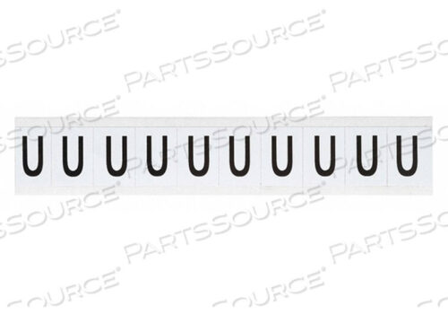OEM#: 9713-ULETTER LABEL 1-1/2 H 1-11/64 W PK10 от Brady Americas