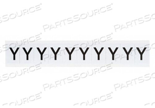 OEM#: 9713-YLETTER LABEL 1-1/2 H 1-11/64 W PK10 от Brady Americas