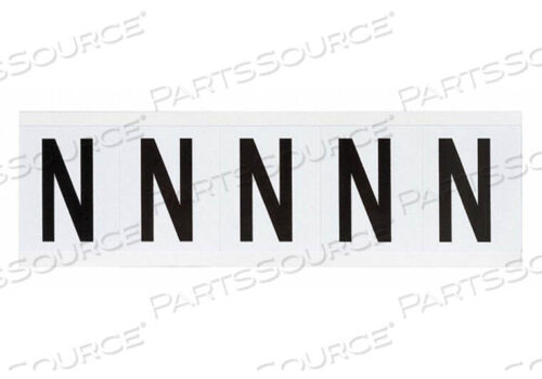 OEM#: 9714-NБУКВА ЭТИКЕТКА 2-1/4 H 1-13/16 W PK5 от Brady Americas