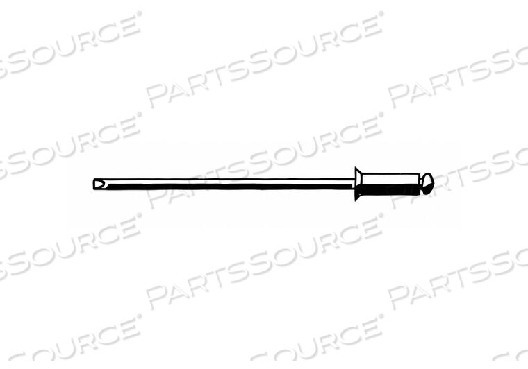 OEM#: U33192.012.0048ГЛУХАЯ ЗАКЛЕПКА 1/8INX0.650IN CTRSK PK500 от Fabory