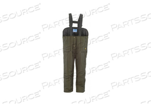 OEM#: 0345RSAGLARIRON TUFF LOW BIB OVERALL REGULAR, SAGE - LARGE by RefrigiWear
