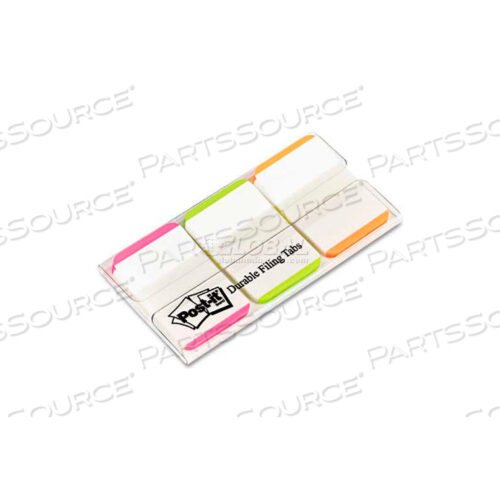 НАКЛЕЙКИ POST-IT DURABLE 686L-PGO, 1 ДЮЙМ X 1,5 ДЮЙМА (25,4 ММ X 38,1 ММ) РОЗОВЫЙ, ЗЕЛЕНЫЙ, ОРАНЖЕВЫЙ