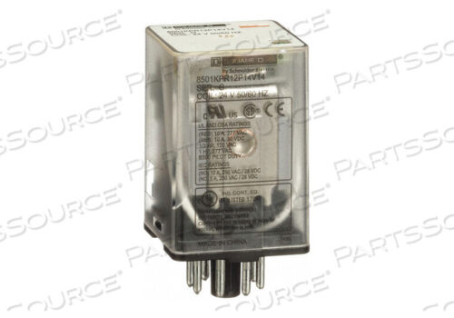 OEM#: 8501KPR12P14V14РЕЛЕ ОБЩЕГО НАЗНАЧЕНИЯ 24 В ПЕРЕМЕННОГО ТОКА ВСТАВКА от Square D