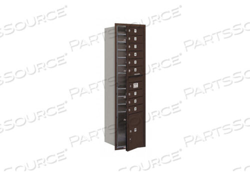 OEM#: 3716S-09ZFU4C ГОРИЗОНТАЛЬНЫЙ ПОЧТОВЫЙ ЯЩИК, 56-3/4H, ОДНОСТОЛБНЫЙ, 9 ДВЕРЕЙ MB1/1 PL, ЗАГРУЗКА СПЕРЕДИ, БРОНЗА, USPS от Salsbury Industries