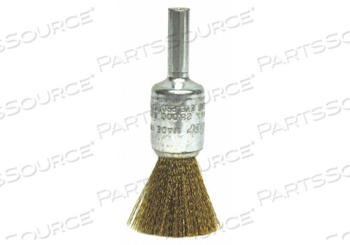 OEM#: 93806ЩЕТКА ДЛЯ КОНЦА ПРОВОЛОКИ С ГОЛОТОЙ ЛАТУНЬЮ 1/2 ДЮЙМА от Weiler