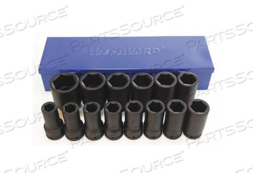 OEM#: 35HU98НАБОР ГОЛОВОК УДАРНЫХ 3/4 ДЮЙМА 6 ВЕРТИКАЛЬНЫХ ГЛУБОК 14 ШТ. от Westward