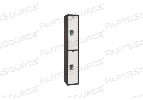 OEM#: U1282-2A-MPДВУХЪЯРУСНЫЙ 2-ДВЕРНЫЙ ЧЕРНЫЙ СТАЛЬНОЙ ШКАФЧИК, 12 ШТ. X 18 DX36 В, ЧЕРНЫЙ/СВЕТЛО-СЕРЫЙ, СБОРКА Hallowell
