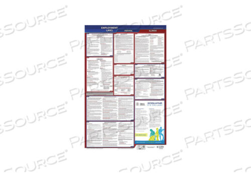 OEM#: 300-IL-3LABORLAW ПОСТЕР FED/STA IL ENG 26INH 3YR от J.J. Келлер и партнеры