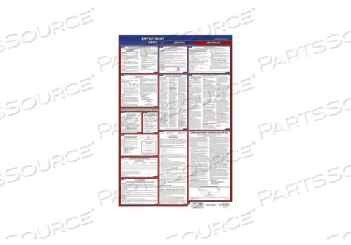 OEM#: 300-MNLABORLAW POSTER FED/STA MN ENG 40WX26INH от J.J. Keller & Associates