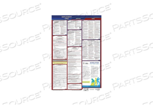OEM#: 300-OHLABORLAW POSTER FED/STA OH ENG 40WX26INH от J.J. Keller & Associates