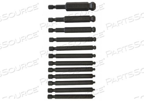 OEM#: 10836SET 12 BALLDRIVER POWER BITS 5/64-1/2 от Bondhus