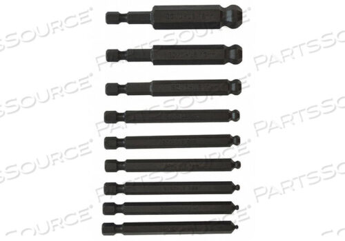 OEM#: 10899SET 9 BALLDRIVER POWER BITS 2-12MM от Bondhus