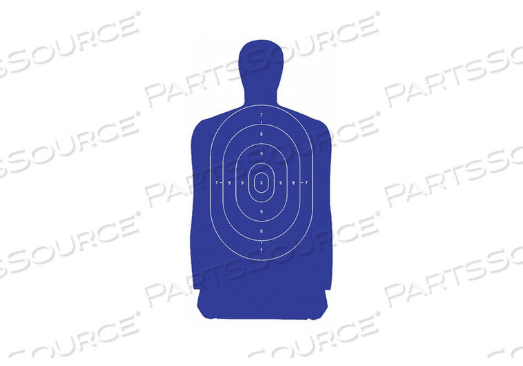 OEM#: B-27CB BLUE-25B-27 СИЛУЭТ МИШЕНЬ СИНИЙ PK25 от LE Targets