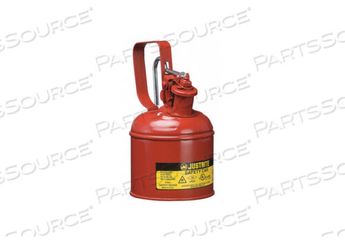 OEM#: 10101БЕЗОПАСНАЯ КАНИСТРА ТИПА I 1/4 ГАЛЛОНА. КРАСНАЯ 8-1/4 ДЮЙМА H от Justrite