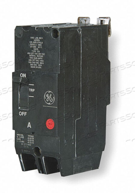 OEM#: TEY245АВТОМАТИЧЕСКИЙ ВЫКЛЮЧАТЕЛЬ 45A BOLT ON 277/480V 2P от General Electric Company