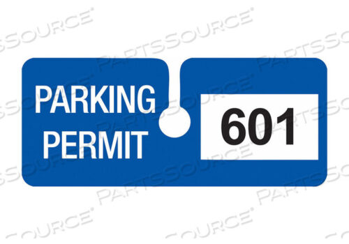 OEM#: 96285РАЗРЕШЕНИЕ НА ПАРКОВКУ ЗАДНЕГО ВИДА БЕЛО-СИНИЙ PK100 от Brady Americas