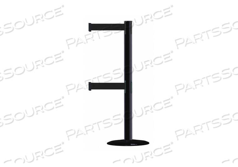 OEM#: 889T2B-33-33-STD-NO-B9X-CD0016 СТОЛБЕЖНЫЙ СТОЙКА С РЕМНЕМ 7-1/2 ФУТА L ЧЕРНЫЙ от Tensabarrier