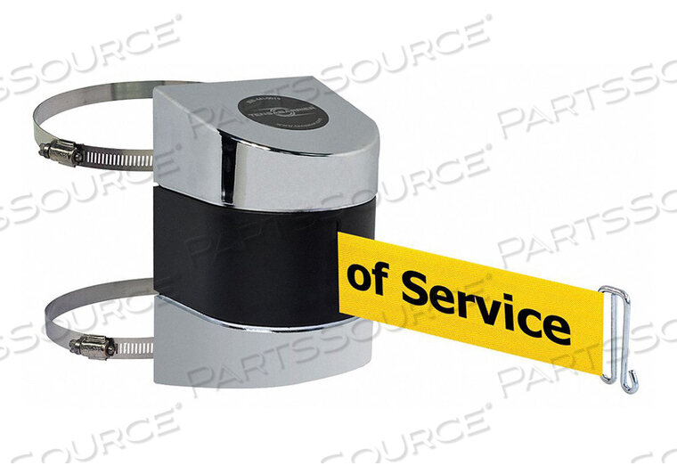 OEM#: 897-30-C-1P-NO-YEX-AD0135 ЛЕНТА БАРЬЕР ХРОМИРОВАННЫЙ ЦВЕТ ЖЕЛТЫЙ от Tensabarrier