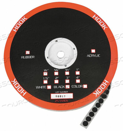 OEM#: 16U756КРЮК КРУГЛЫЙ 5/8 ДИАМЕТРОМ ЧЕРНЫЙ PK1261 от Tapecase