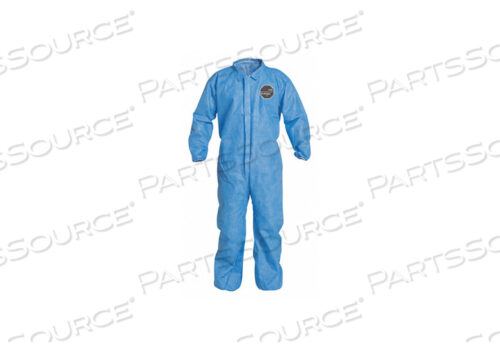 OEM#: PB125SBU5X002500H3336 ЭЛАСТИЧНЫЙ КОМБИНЕЗОН С ВОРОТНИКОМ СИНИЙ 5XL PK25 от DuPont