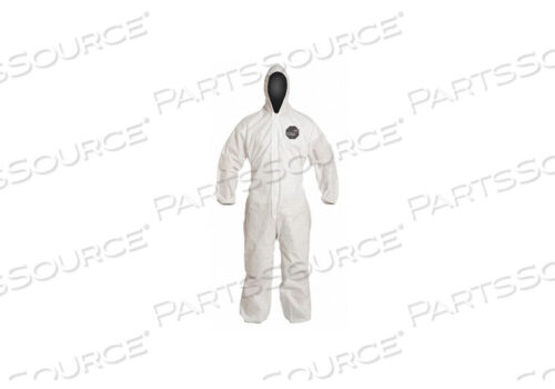 OEM#: PB127SWH3X002500H3339 ЭЛАСТИЧНЫЙ БЕЛЫЙ КОМБИНЕЗОН С КАПЮШОНОМ 3XL PK25 от DuPont
