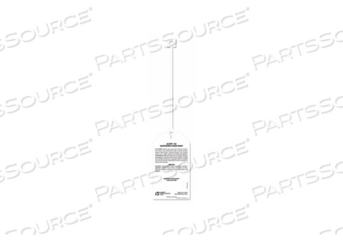 OEM#: USP20100БИРКА БЕЗОПАСНОСТИ ПЛАСТИКОВАЯ, ПРЕДМЕТ ПЕРВОЙ ПОМОЩИ от Best Sanitizers Inc.