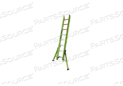 OEM#: 1721616 HYPERLITE SUMOSTANCE 375 LB. CAPACITY TYPE IAA FIBERGLASS EXTENSION LADDER by Little Giant