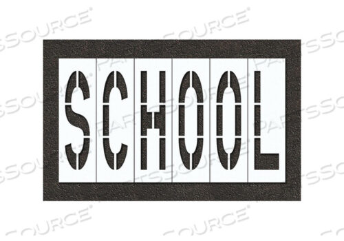 OEM#: STL-108-79623PAVEMENT STENCIL SCHOOL by RAE Products & Chemicals Corp.