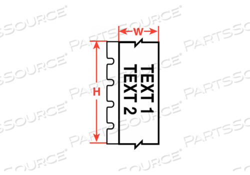 THERMAL LABEL 50 FT L X 1 IN W