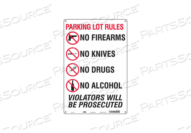 OEM#: 449L50ЗНАК БЕЗОПАСНОСТИ 18 В X 12 Ш ТОЛЩИНА 0,032 от Condor