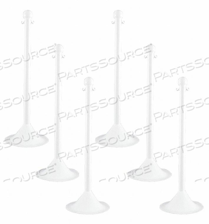 OEM#: 91501-6СТОЙКА LIGHT DUTY 41 IN H БЕЛАЯ PK6 от Mr. Chain