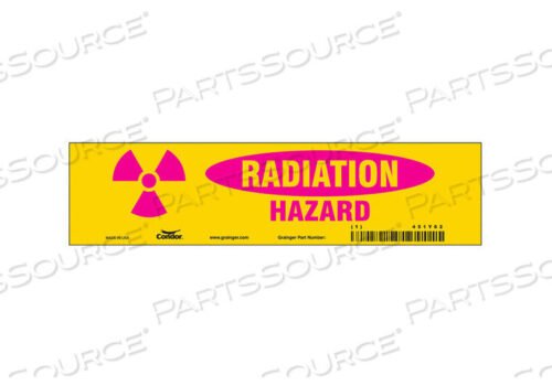 OEM#: 451Y62ЗНАК РАДИАЦИОННОЙ БЕЗОПАСНОСТИ ВИНИЛОВЫЙ 2-1/4 H от Condor