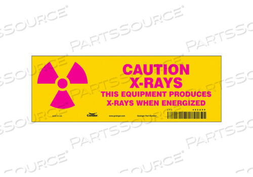 OEM#: 452A59ЗНАК РАДИАЦИОННОЙ ОПАСНОСТИ, ПРЕДУПРЕЖДАЮЩИЙ, ЗАГОЛОВОК PK10 от Condor