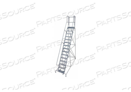 OEM#: 1515R2642A2E20B4W4C1P3ЛЕСТНИЦА НА КОЛЕСАХ 192 ДЮЙМА В X 42 ДЮЙМА ШИРИНЫ РЕЗИНОВАЯ от Cotterman