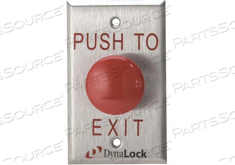 OEM#: 6290 LED NRPUSH TO EXIT BUTTON SS SILVER от Dynalock